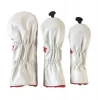 Popular High quality golf club headcovers/PU leather golf head cover/Dustproof and waterproof driver golf headcovers