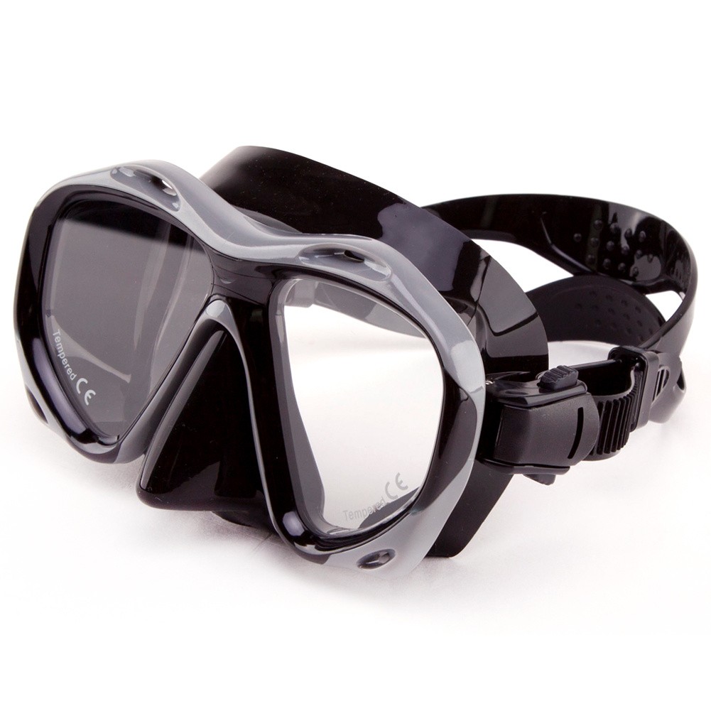Popular Opt Lens Wide Angle Silicone Diving Masks Support Opt Lens Outside