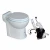Import Portable 24V boat RV macerator toilet bowl one piece white from China
