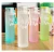 Import Portable borosilicate glass drinking water bottle with silicone sleeve from China