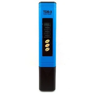 Portable Digital TDS-3 Pen Water Quality Purity Tester TDS Meter Water PH Meter Filter Measuring with Titanium alloy probe