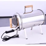 Portable Electric Meat Smoker bbq Grill Outdoor Charcoal Oven With Temperature Control