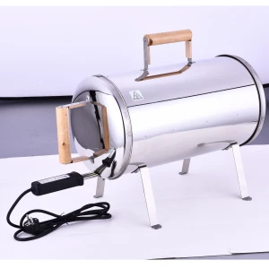 Portable Electric Meat Smoker bbq Grill Outdoor Charcoal Oven With Temperature Control