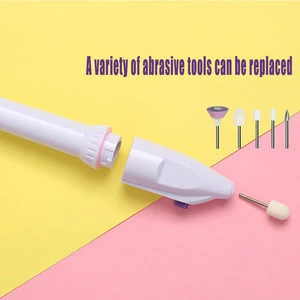 Portable Electric Nail Polisher Rechargeable Nail Drill Set Portable Pet Dog Grinder Bit Machine Nail Drill