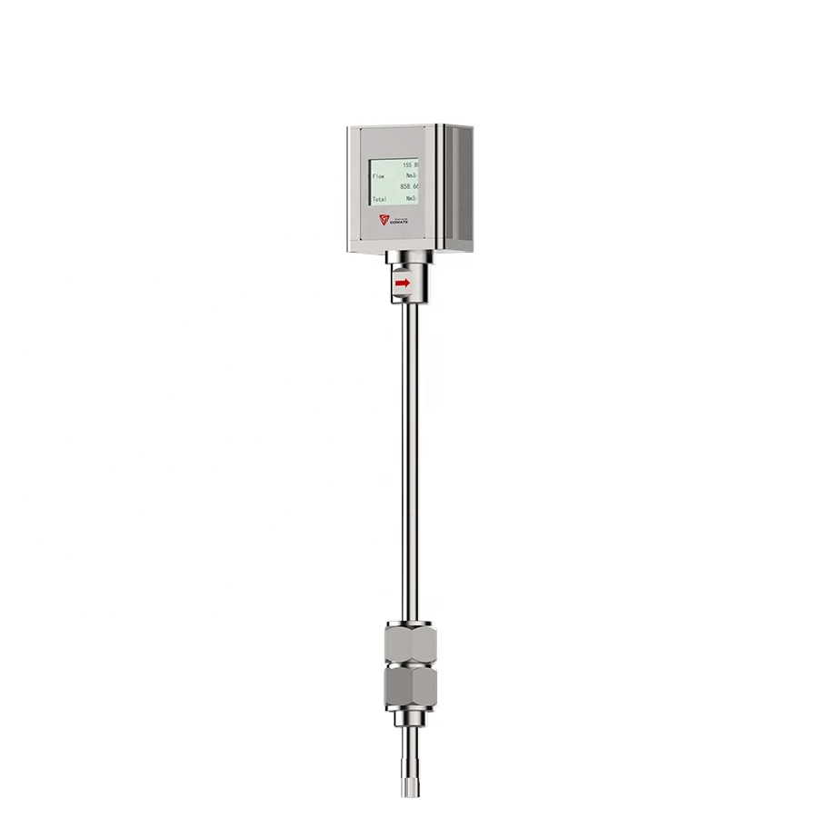 Portable insertion type pitot tube air flow meters
