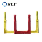 PP Coating Safety Plastic HDPE Polyethylene Manhole Steps For Concrete