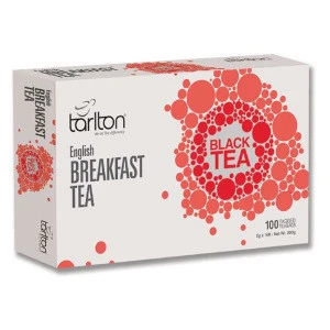 Premium Ceylon Black Tea // Tarlton English Breakfast Black Tea String and Tag Tea Bags with Foiled Envelops