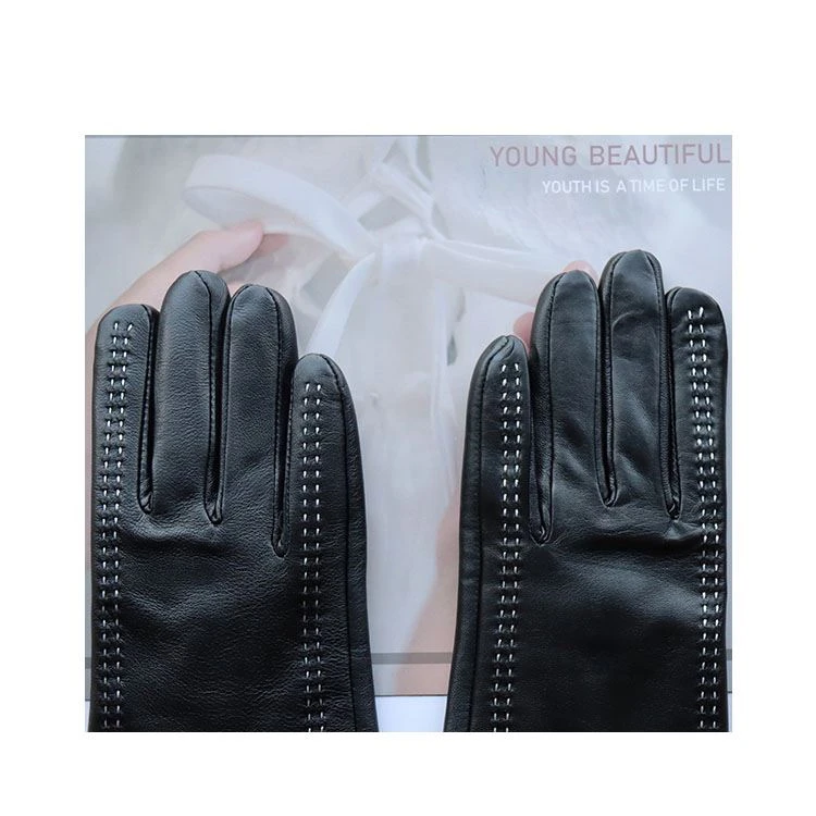 Premium Quality Leather Winter Mittens Gloves For Men