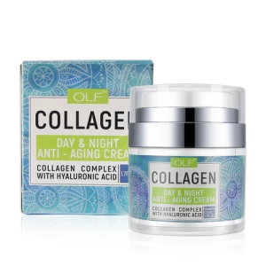 Private Label Bulk Face Moisturizer Skincare Aloe Vera Day Night Anti Aging Organic Collagen Cream