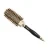Import Professional hairdresser use heat resistant nylon mixed boar hair bristle ionic round detangling hair brush from China