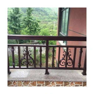 Professional Wholesaler Made Metal Material Standoff Stainless Steel Stair Frameless Glass Wrought Iron Railing Balcony