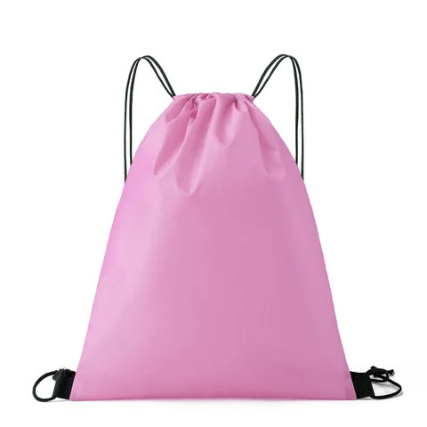 Promotion Light Backpack Custom Nylon Non Woven Cotton Canvas Shopping Bag Polyester Fabric Drawstring Bag Draw String Bag