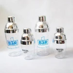 Promotion Portable Food Grade Restaurant Bar Plastic Cocktail Shaker Bottle