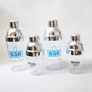 Promotion Portable Food Grade Restaurant Bar Plastic Cocktail Shaker Bottle