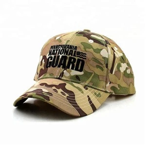 Promotional camouflage cotton camo desert baseball cap