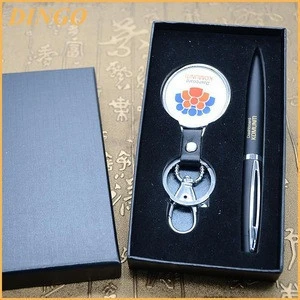Promotional gift custom keychain pen gift pen set