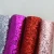 Import PU beautiful shiny glitter leather fabric for handbags from China