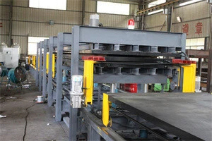 PU foam production line for fire proof steel metal doors