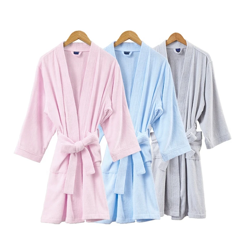 pure cotton hotel embroidered luxury satin white bathrobes terry winter bathrobe woman and men
