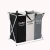 Import QJMAX 3 Sections Laundry Hamper Basket With Aluminum Frame Durable Dirty Clothes Bag For Bathroom from China