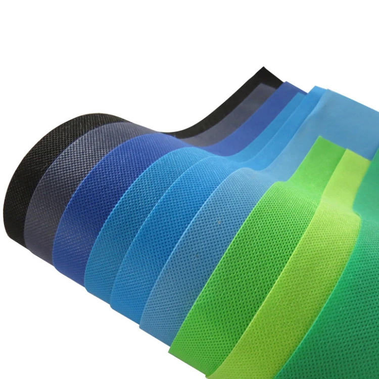 Quality First Colorful 100 Polyester Spunbond Non Woven Fabric for bag