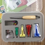 Quiki Mini Machine Tools Binding Sew Multifunction Sewing Bias Tape Maker Set DIY Patchwork Quilting Tool