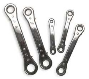 Ratcheting Wrench Set SAE 12 pt. 5 PC