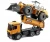 Import RC HUINA 1573 toys Plastic Alloy Dump Truck 1/14 Engineering Remote Control Construction Vehicle RC Truck Toy from China