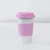 Import Ready to ship wholesale anti heat 11oz ceramic single wall travel coffee cup coffee tumbler with silicone lid and sleeve holder from China