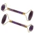 Import Real natural amethyst jade roller for lymphatic drainage from China
