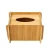 Import Rectangular custom bamboo wooden facial tissue box with cover from China