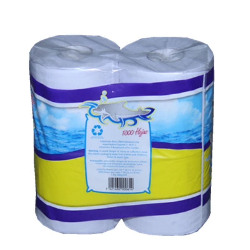 Recycled pulp 4 Rolls Pack Toilet Paper Roll