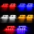 Import Red yellow blue white car front bumper grille flash light police fireman  DC12V led strobe warning emergency lights from China