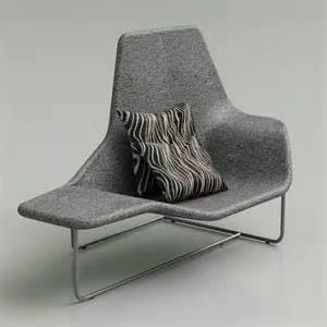 Replica Zanotta Lama comfortable genuine leather lounge chair for living room