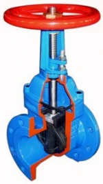 Resilient Seat Cast Iron 200mm Rising Stem Gate Valve with Handwheel