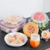 Reusable Universal 6 Pack Flexible Silicone Stretch Lids reusable Silicone Suction Lid stretchy food fresh cover