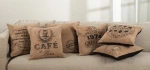 Roasted Ground Coffee Spices Printed Leather Throw Pillow Sofa Decorative Pillow