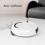 Robot Vacuum Smart Anti Collision Slim Mopping Robotic Vacuum Cleaner USB Rechargeable for Hard Floor, Wood Floor, Pet Hair