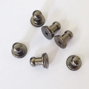 Round Phillips Chicago Head Button Stud Screws Nail Rivets For Leather Craft