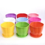Round planting pot Garden Plastic Flower Pot