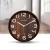 Import Round Wall Clock Wooden Modern Design Wooden Analog clock Home Decoration Accessories from China