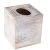 Import Rustic decor Vintage Wood Square Tissue Box Cover Farmhouse White Wooden Tissue Holder from China