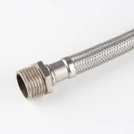 SA801-M12L-1-Tengbo F1/2"*M1/2" stainless steel  braided flexible metal hose for water heater/toilet tank/wash basin