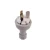 Import SAA approval AS/NZS standard 15A  flexible rewireable 3 pin  transparent male female GREY plug from China