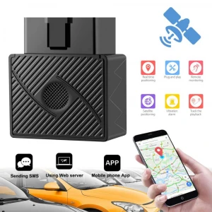 Safety of vehicle obd 2 GPS tracker GSM SIM real-time GPRS vehicle tracking equipment