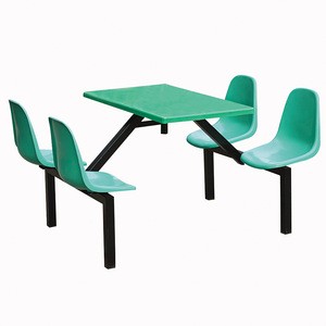 school canteen 4 seater used restaurant table and chair for sale
