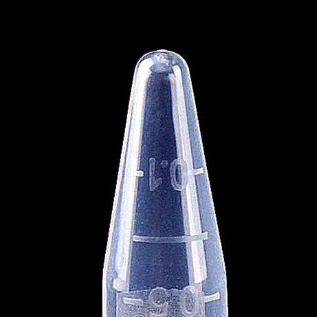 School laboratory equipment 0.5ml transparent sterile centrifuge tube for DNA testing