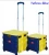 Import Selling Heavy Duty Plastic Fishing Beach Rolling Crate Trolley Collapsible Rolling Go Cart from China