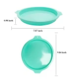 Set of 4 Silicone Cake Mold 8 Inch Round Cake Baking Pans