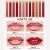 Import Sexy long lasting wholesale custom waterproof private label lip gloss and lip liner 2 in 1 from China